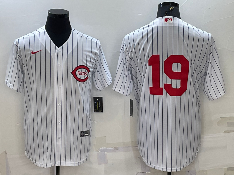 Men's Cincinnati Reds Joey Votto #19 White 2022 MLB at Field of Dreams Authentic Jersey